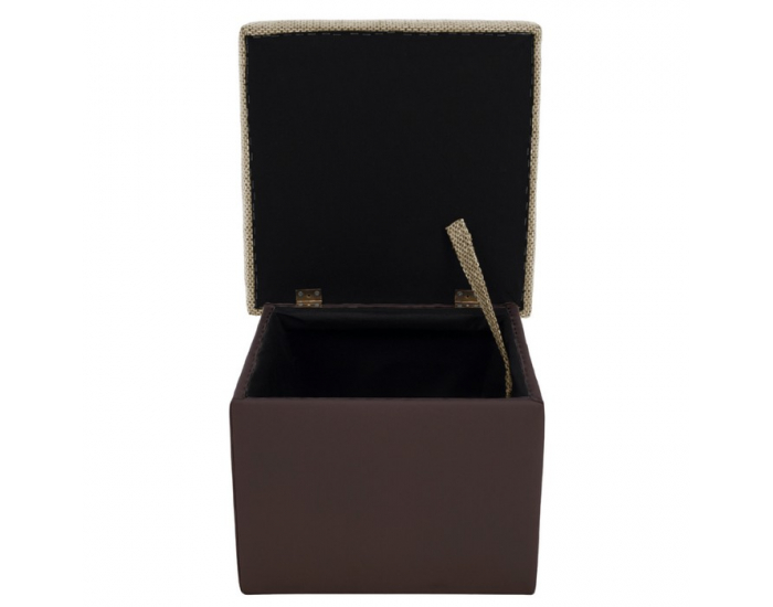 Taburetka T3 - cappuccino / tmavohnedá