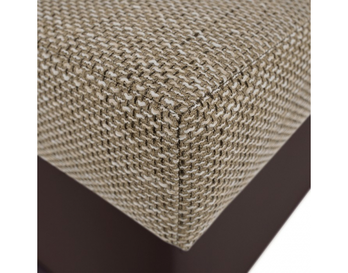 Taburetka T3 - cappuccino / tmavohnedá