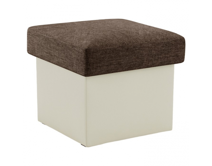 Taburetka T3 - hnedá / béžová