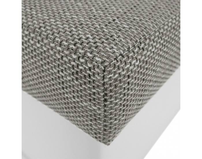 Taburetka T3 - sivá (Berlin 01) / biela (Soft 17)