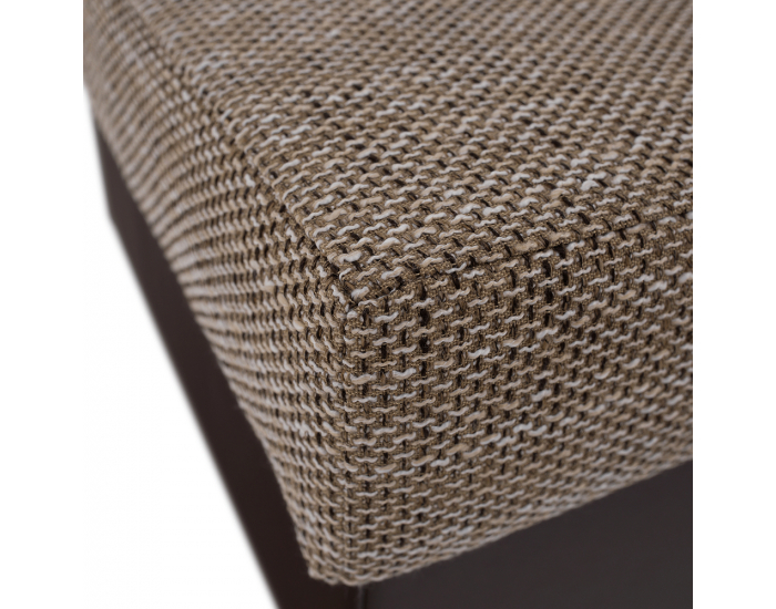 Taburetka T4 - cappuccino / tmavohnedá