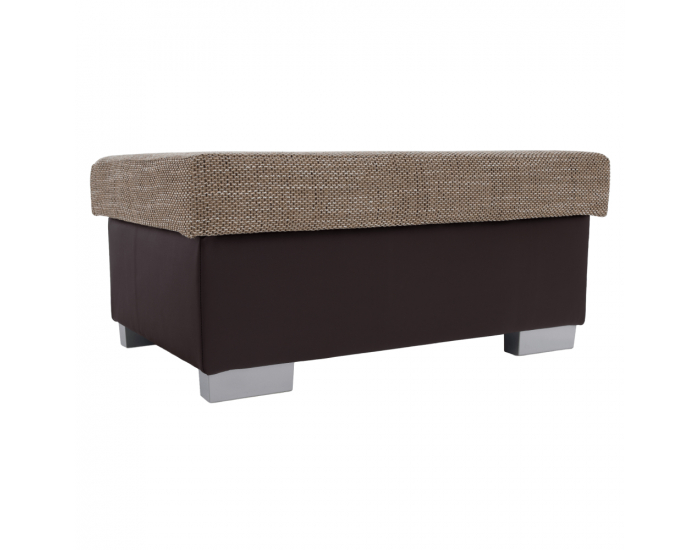 Taburetka T4 - cappuccino / tmavohnedá