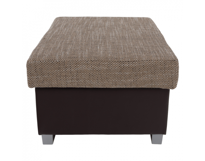 Taburetka T4 - cappuccino / tmavohnedá