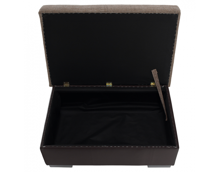 Taburetka T4 - cappuccino / tmavohnedá