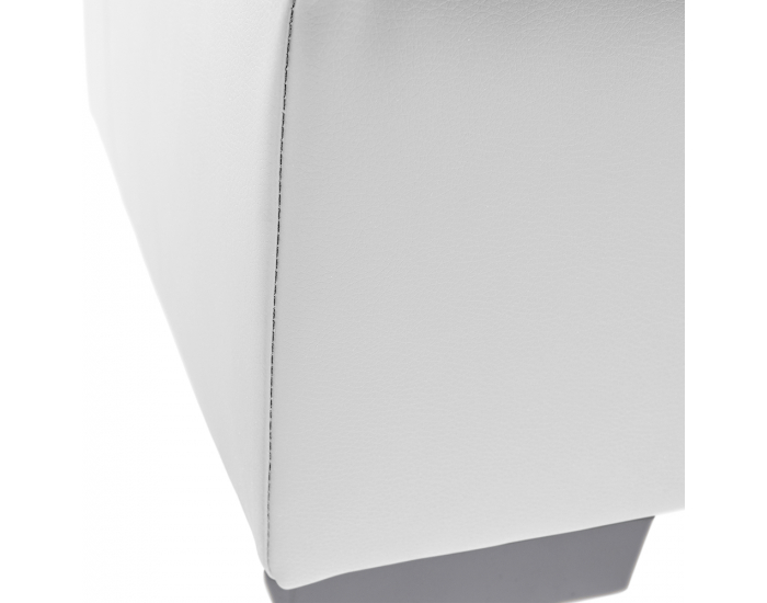 Taburetka T4 - sivá (Berlin 01) / biela (Soft 17)