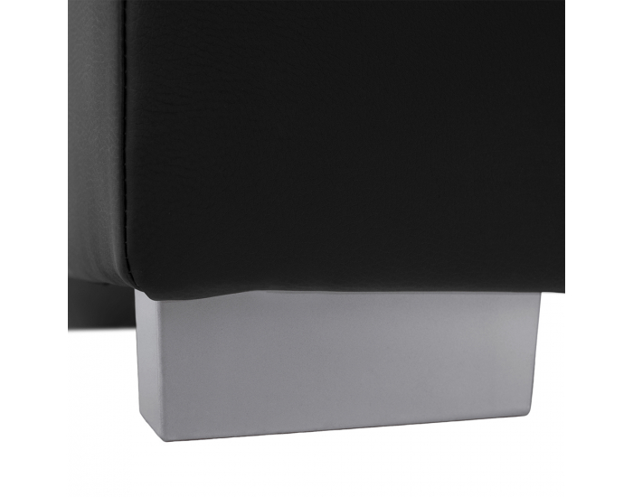 Taburetka T4 - sivá (Berlin 01) / čierna (Soft 11)