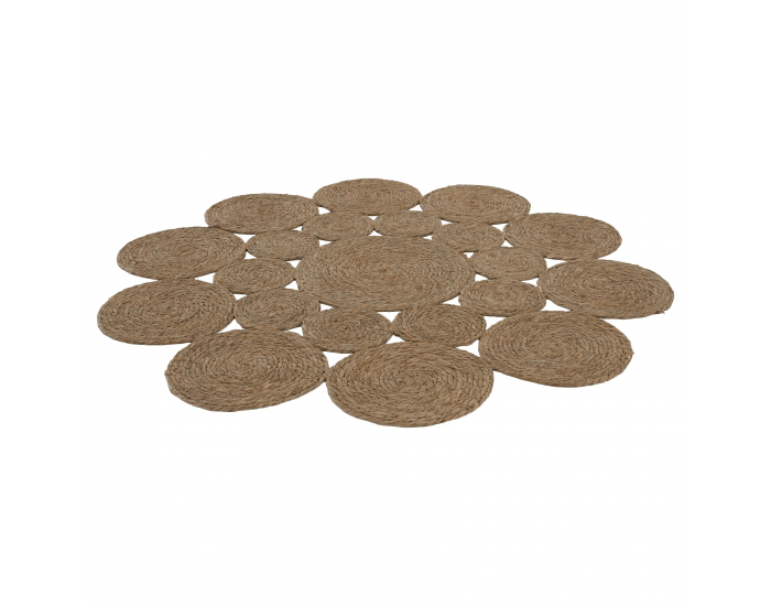 Okrúhly koberec Taban 120 cm - prírodná