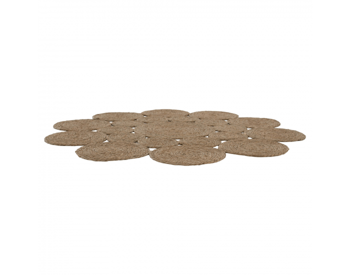 Okrúhly koberec Taban 120 cm - prírodná