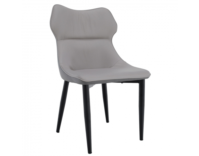 Jedálenská stolička Tabita - svetlosivá / tmavosivá