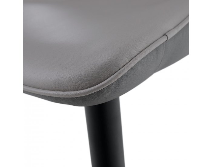 Jedálenská stolička Tabita - svetlosivá / tmavosivá