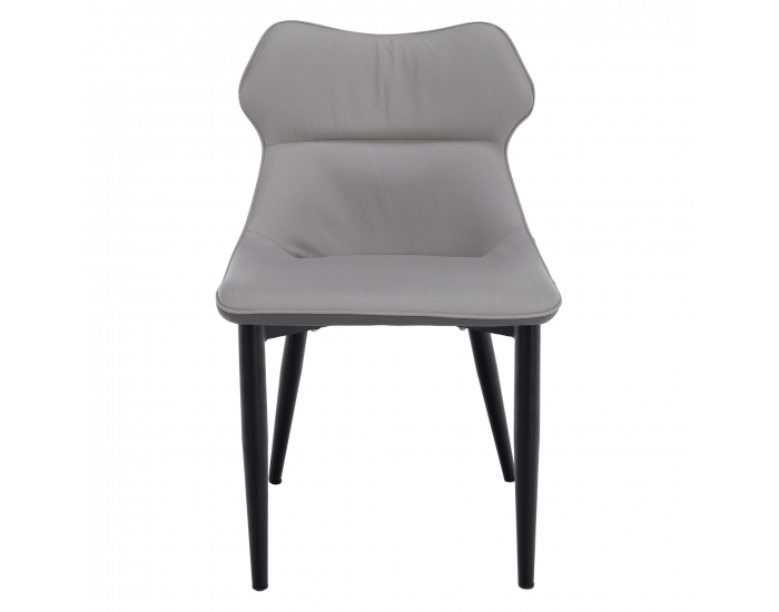 Jedálenská stolička Tabita - svetlosivá / tmavosivá