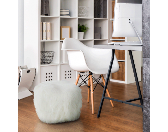 Taburetka Azene - biela