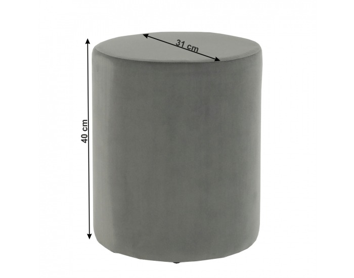 Taburetka Neli - sivá