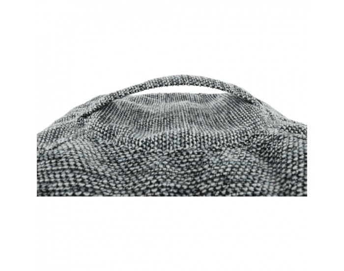 Taburetka (sedací vak) Hanord - čierna / biela