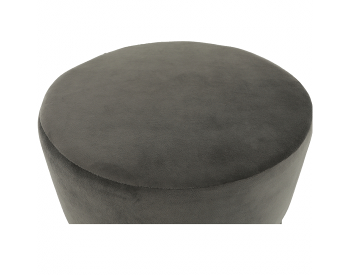 Taburetka Vizel - sivohnedá / zlatá