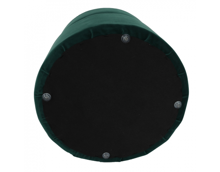 Taburetka Vizel - smaragdová / zlatá