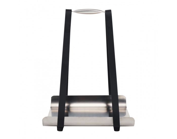 Kôš na drevo Tamilo - čierna / strieborná