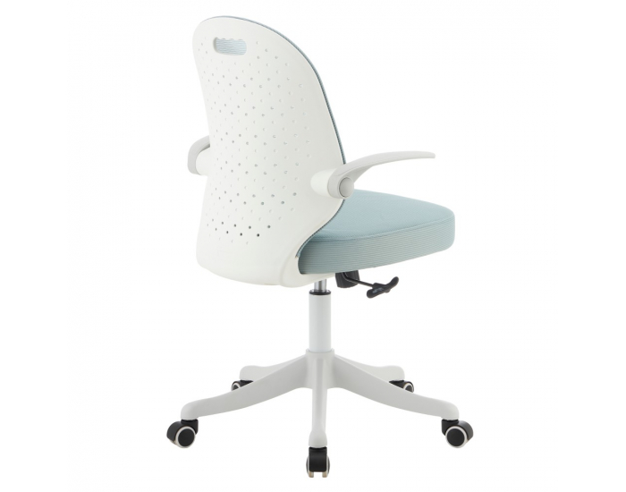 Detská stolička na kolieskach Taria - neomint / biela