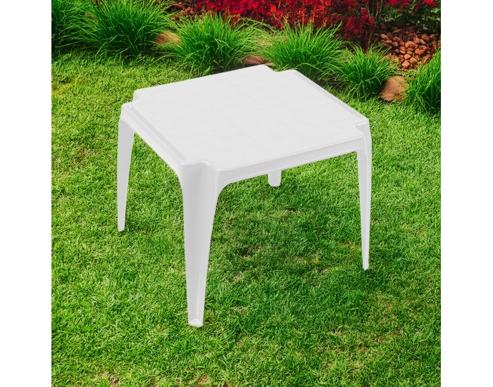 Detský záhradný stolík Tavlo - biela