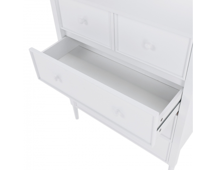 Zásuvková komoda Teana - biela