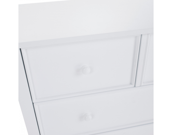Zásuvková komoda Teana - biela
