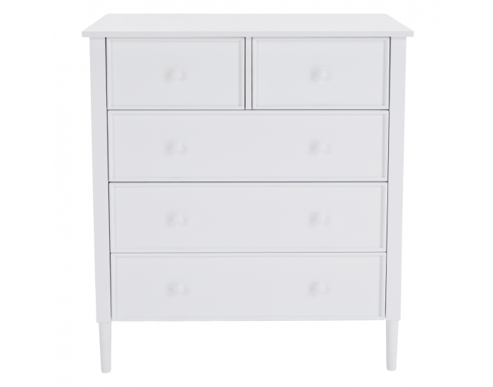 Zásuvková komoda Teana - biela
