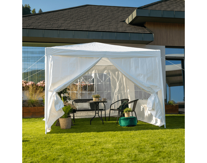 Záhradný stan Tekno Typ 1 300x300 cm - biela
