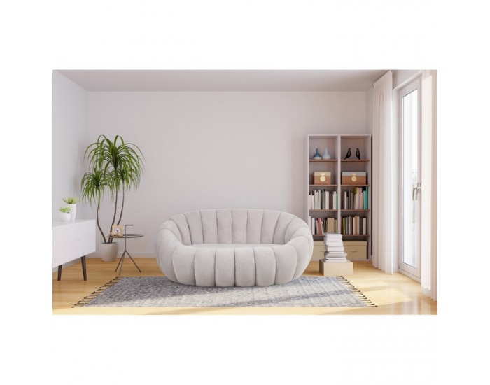 Dvojsedačka Tekvio - svetlosivá