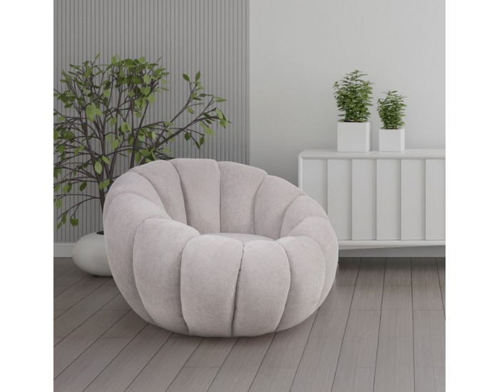 Kreslo Tekvio - svetlosivá