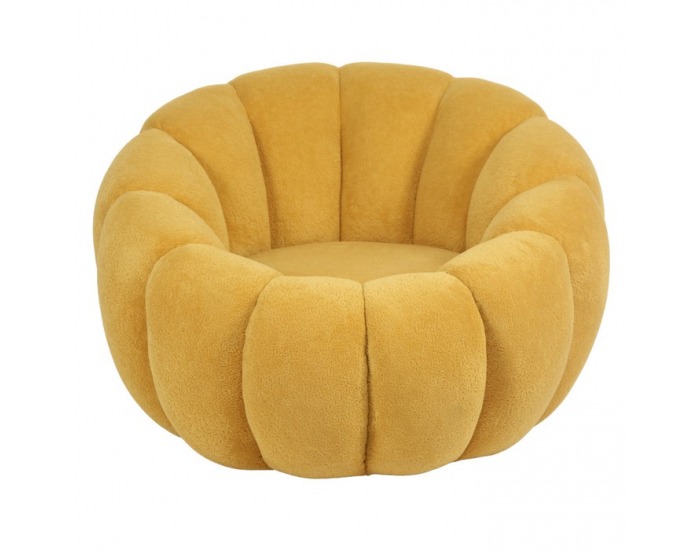 Kreslo Tekvio - žltá