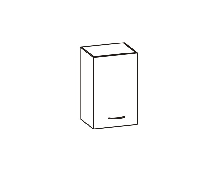 Horná kuchynská skrinka Cyra New G-30 - dub sonoma / biela