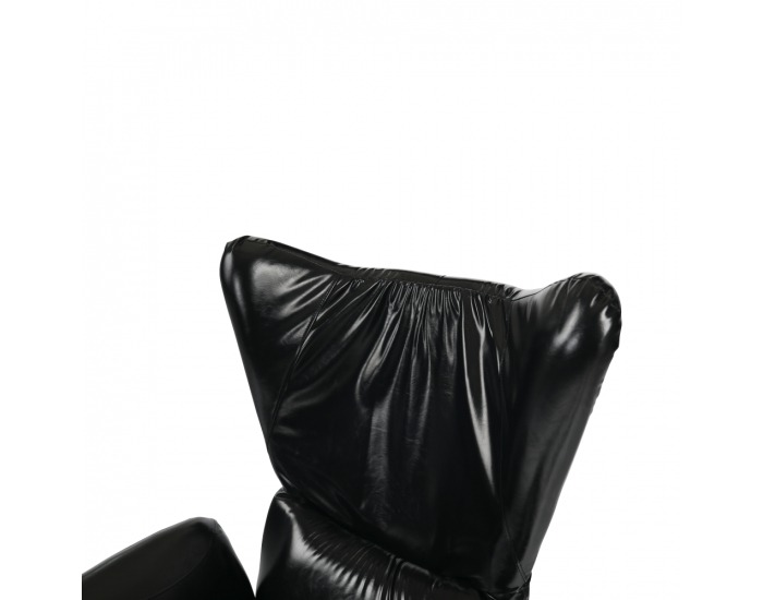 Kreslo (ušiak) Demas - čierna