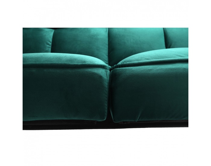 Rozkladacia pohovka Kaprera - smaragdová / buk