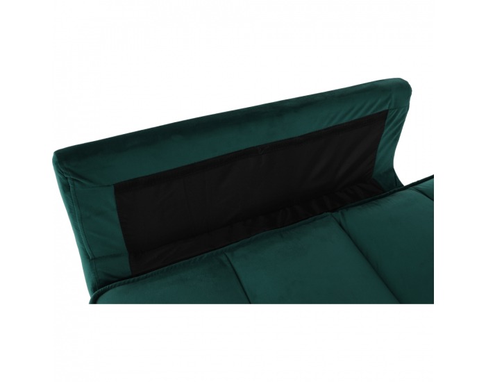 Rozkladacia pohovka Kaprera - smaragdová / buk