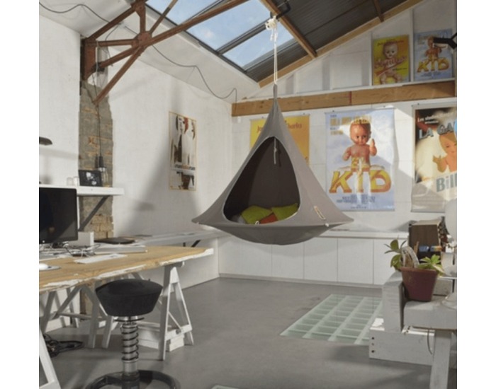 Závesné hojdacie kreslo Klorin - červená