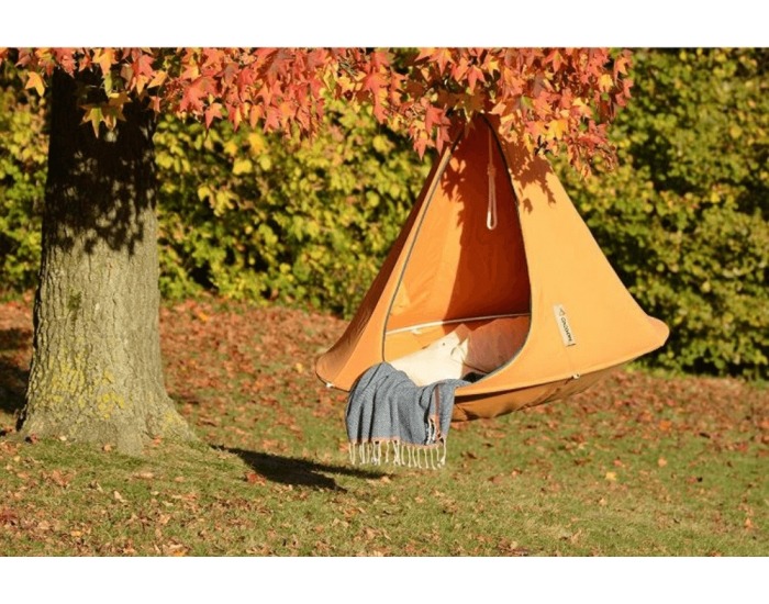 Závesné hojdacie kreslo Klorin - červená