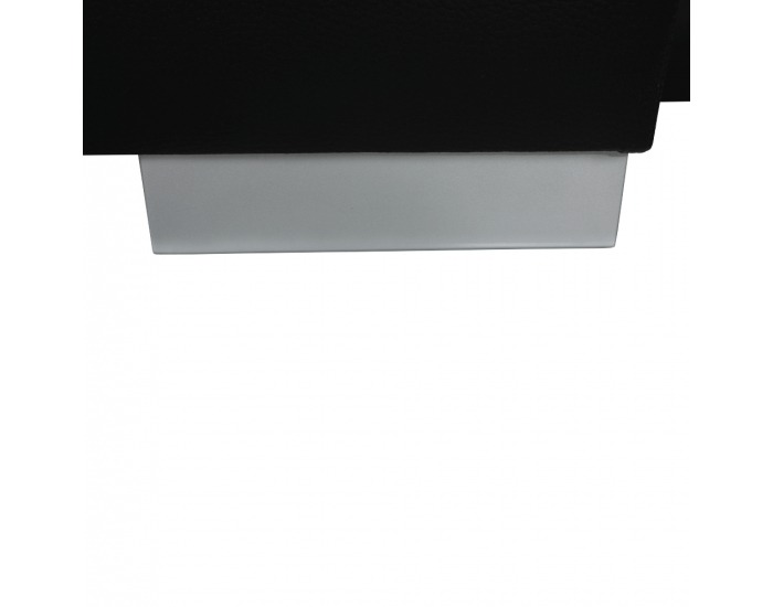 Rohová sedačka U s rozkladom Lemon P - čierna / svetlosivá