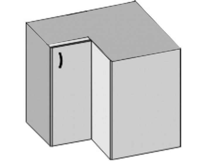 Dolná rohová kuchynská skrinka Lenka DN-88*88 - orech