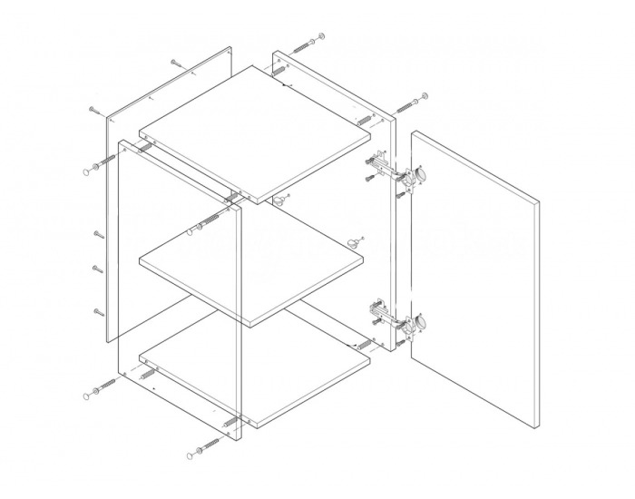 Horná kuchynská skrinka Lenka G-40 - orech