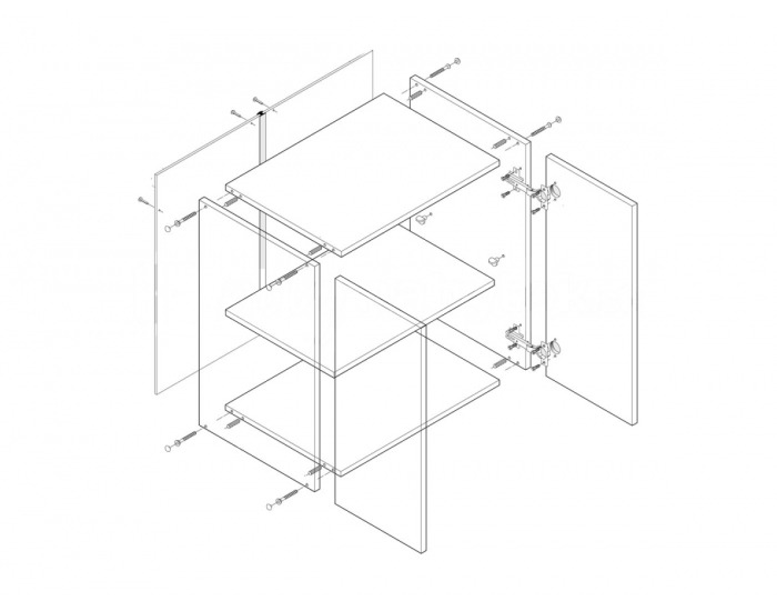 Horná kuchynská skrinka Lenka G-80 - orech