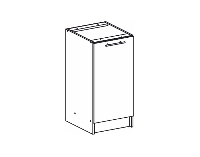 Dolná kuchynská skrinka Monda S40 - dub sonoma / biela