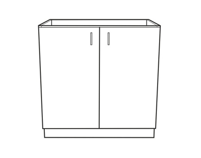 Drezová kuchynská skrinka Narcis DZ-80 - dub sonoma