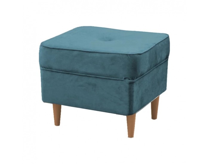 Taburetka Rufino - petrolejová / buk