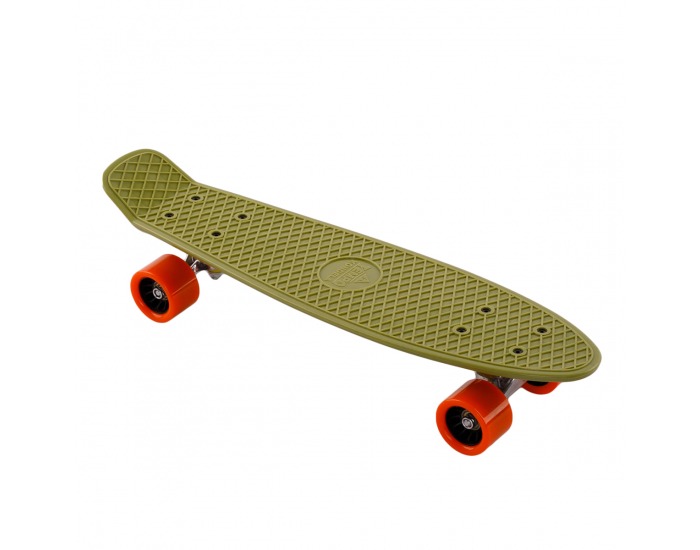 Skateboard Tesal - zelená / červená