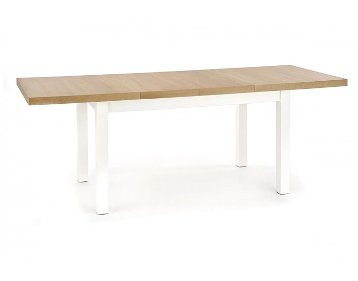 Rozkladací jedálenský stôl Tiago 2 - dub sonoma / biela