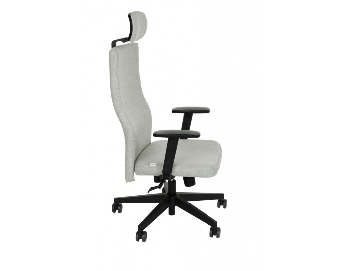 Kancelárska stolička s podrúčkami Timi Plus HD - sivá / čierna