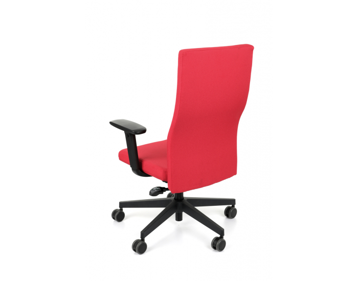 Kancelárska stolička s podrúčkami Timi Plus - červená (Kosma 02) / čierna