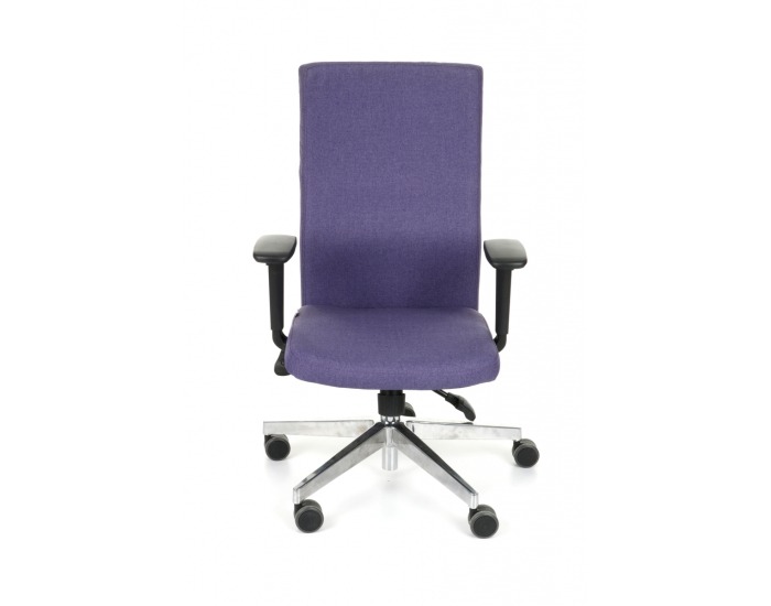 Kancelárska stolička s podrúčkami Timi Plus - fialová / chróm