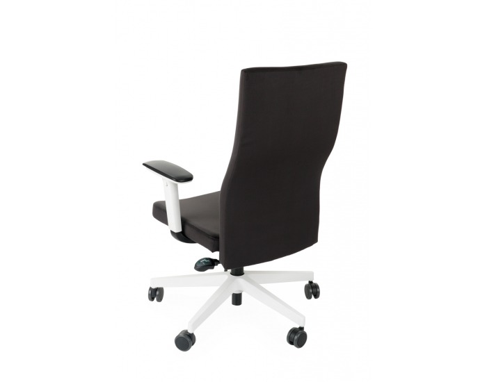 Kancelárska stolička s podrúčkami Timi W Plus - čierna / biela