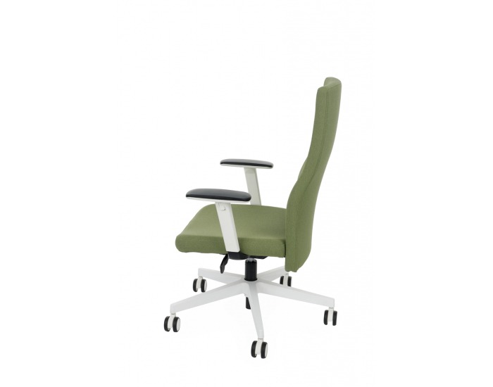 Kancelárska stolička s podrúčkami Timi W Plus - zelená / biela
